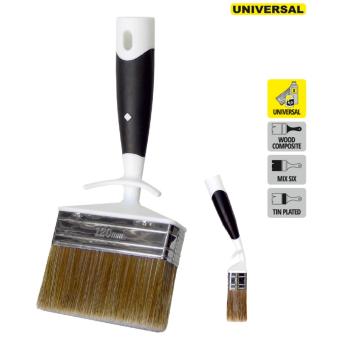 Четка за боядисване 30х120 мм, Баданарка, Ъглова, WORKEE Universal