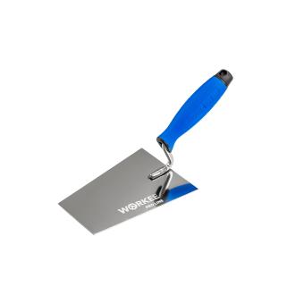 Мистрия 140 мм WORKEE Pro Line, Трапец, Инокс, Двукомпонентна дръжка