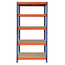 Метален стелаж WORKEE 183x45x90 см, 5 MDF рафта х 200 кг