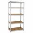 Метален стелаж WORKEE 180x40x90 см, 5 MDF рафта х 175 кг Метален стелаж WORKEE 180x40x90 см, 5 MDF рафта х 175 кг