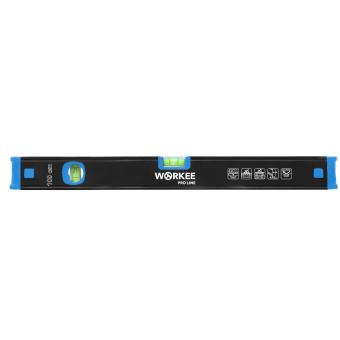 Нивелир WORKEE Pro Line, Алуминиев, 120 см, с Магнити