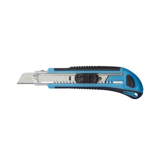 Нож Макетен WORKEE Pro Line SK4, 18мм, 3 резервни остриета, Авт.Пълнител