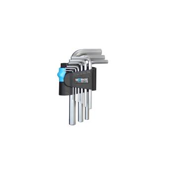 Шестограми WORKEE Pro Line, 1.5x10 mm, Комплект 9 броя, Къси S, Магнитен накрайник
