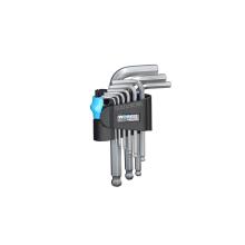 Шестограми WORKEE Pro Line, 1.5x10 mm, Комплект 9 броя, Къси S, с Топче, Магнитен накрайник Шестограми WORKEE Pro Line, 1.5x10 mm, Комплект 9 броя, Къси S, с Топче, Магнитен накрайник